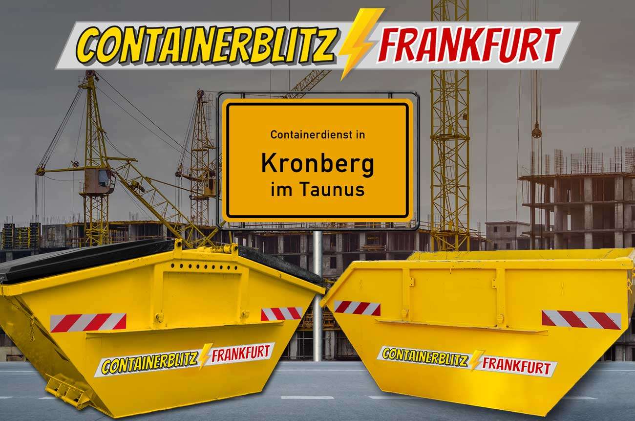 Container für Bauschutt mit und ohne Deckel in Kronberg im Taunus